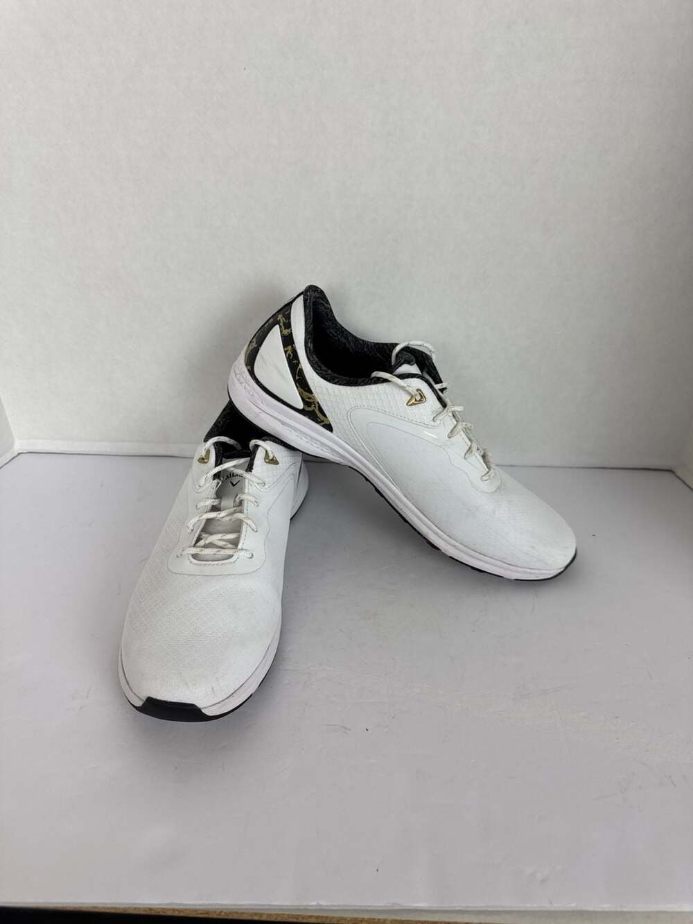 Callaway Coronado v2 SL Women's Spikeless Golf Shoes White Gold